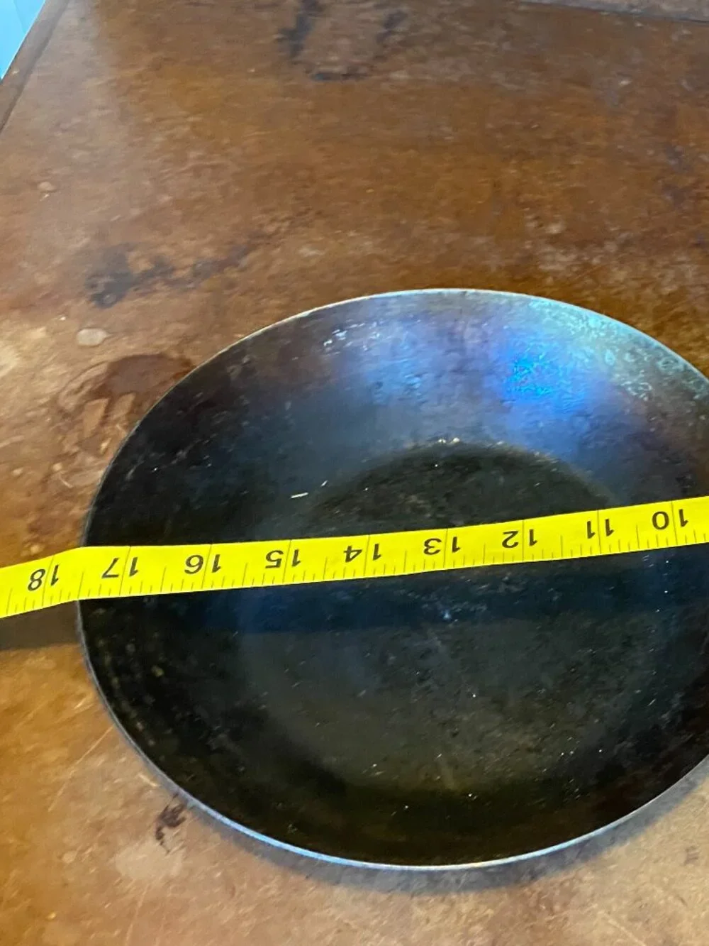 Two (2) Unbranded Carbon Steel French Chef's Skillets Saute Frying Pans